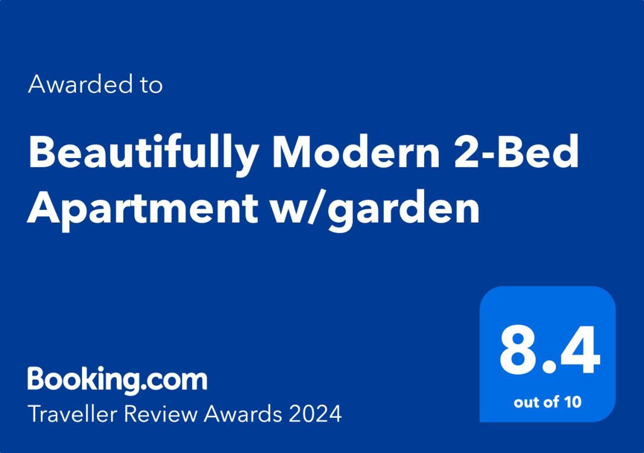 Beautifully Modern 2-Bed Apartment W/Garden Londyn Zewnętrze zdjęcie